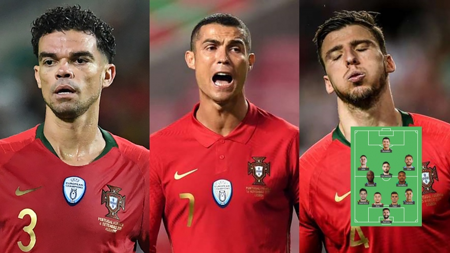 Đội hình “công hay - thủ giỏi” của Bồ Đào Nha ở EURO 2020